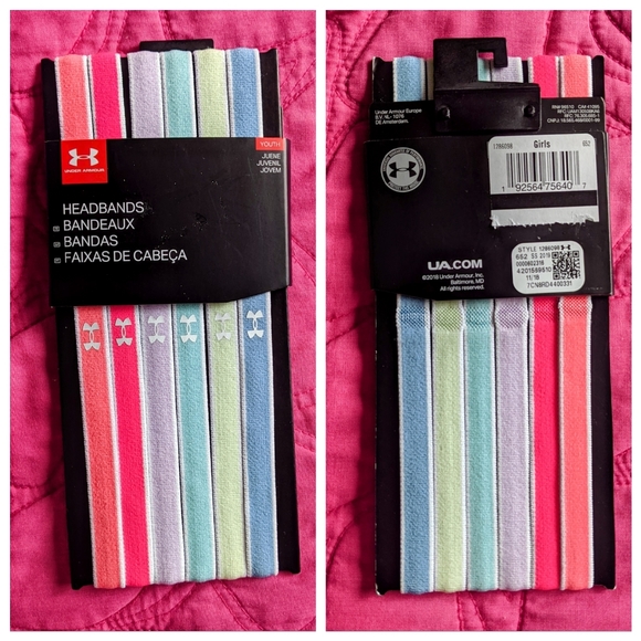Girls' UA Mini Headbands - Pack of 6 NWT - Picture 1 of 1
